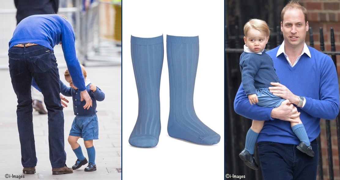 Prince-George-Blue-Condor-Amaia-Kids-Knee-HIgh-Socks-Blue-France-Color-Montage-Lindo-Wing-Product-Shot-