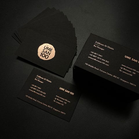 Ume San 100 Namecard