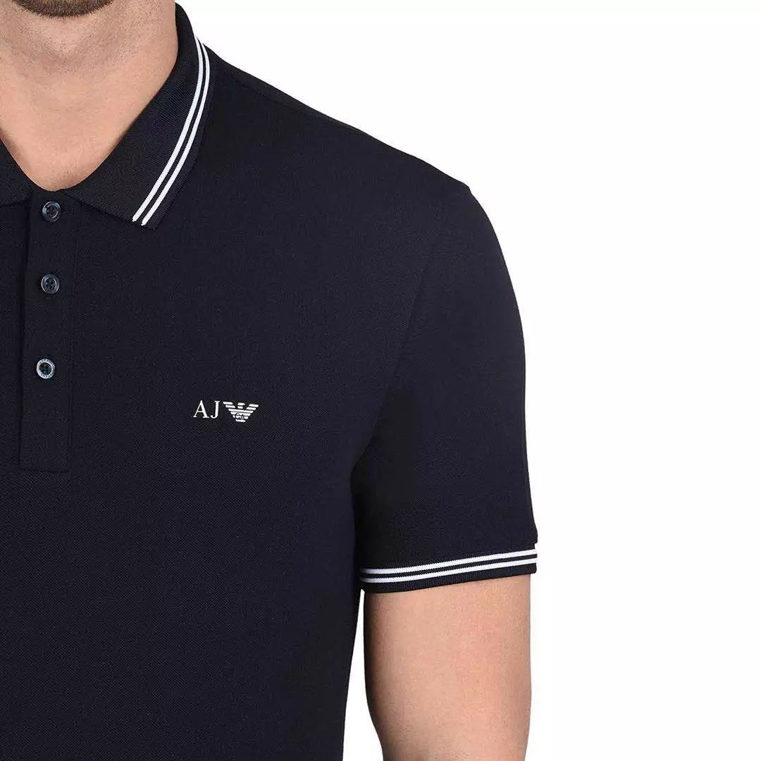 armani jeans polo shirt muscle fit