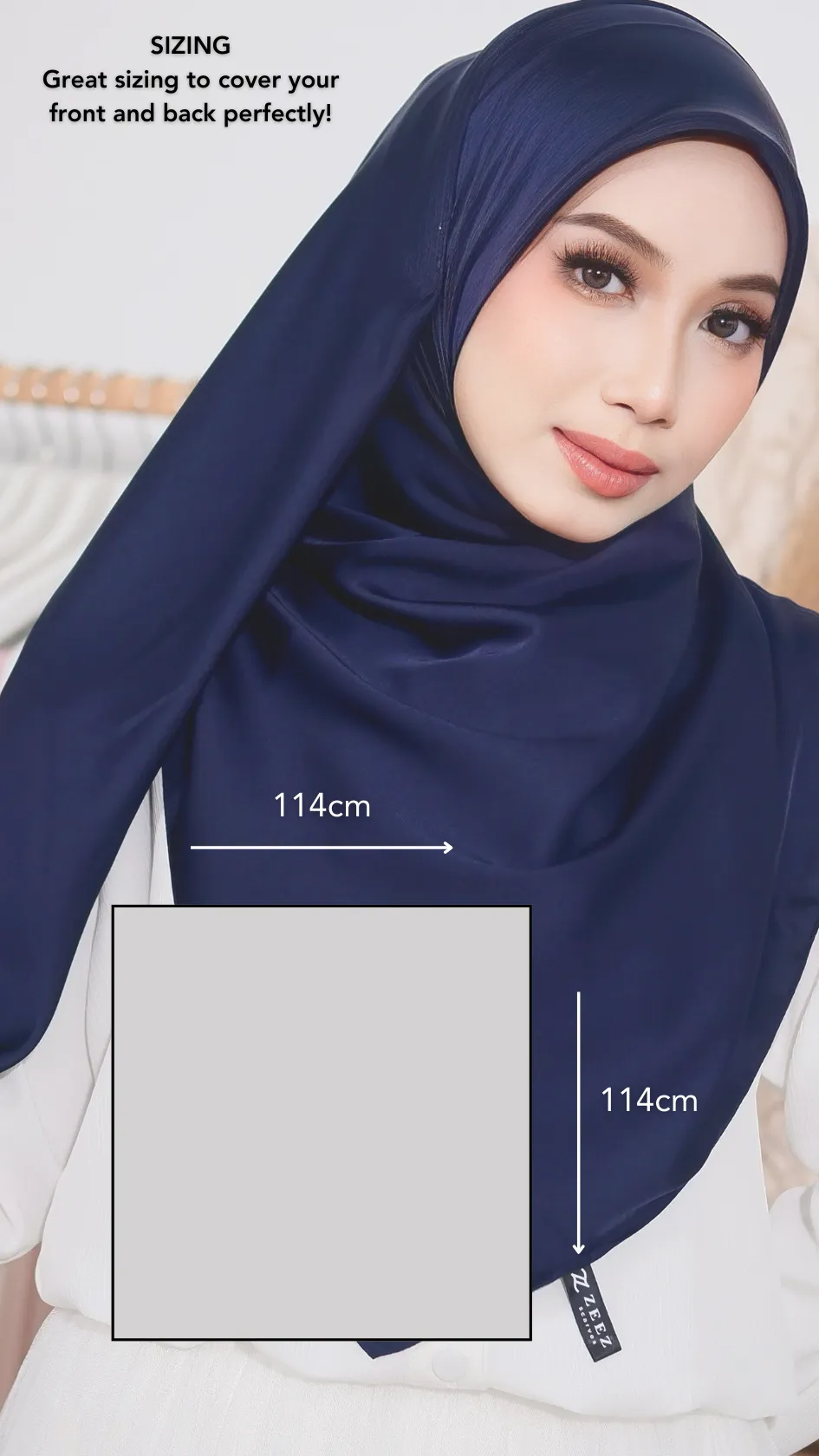 Introducing our Exquisite Matte Satin Silk Hijab