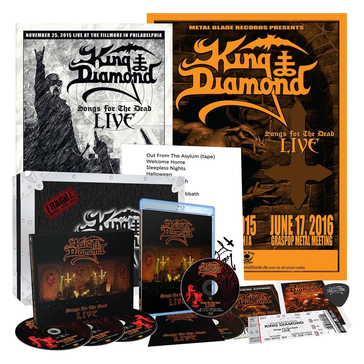 (Pre-order) KING DIAMOND Songs for the Dead Live (Box Set)