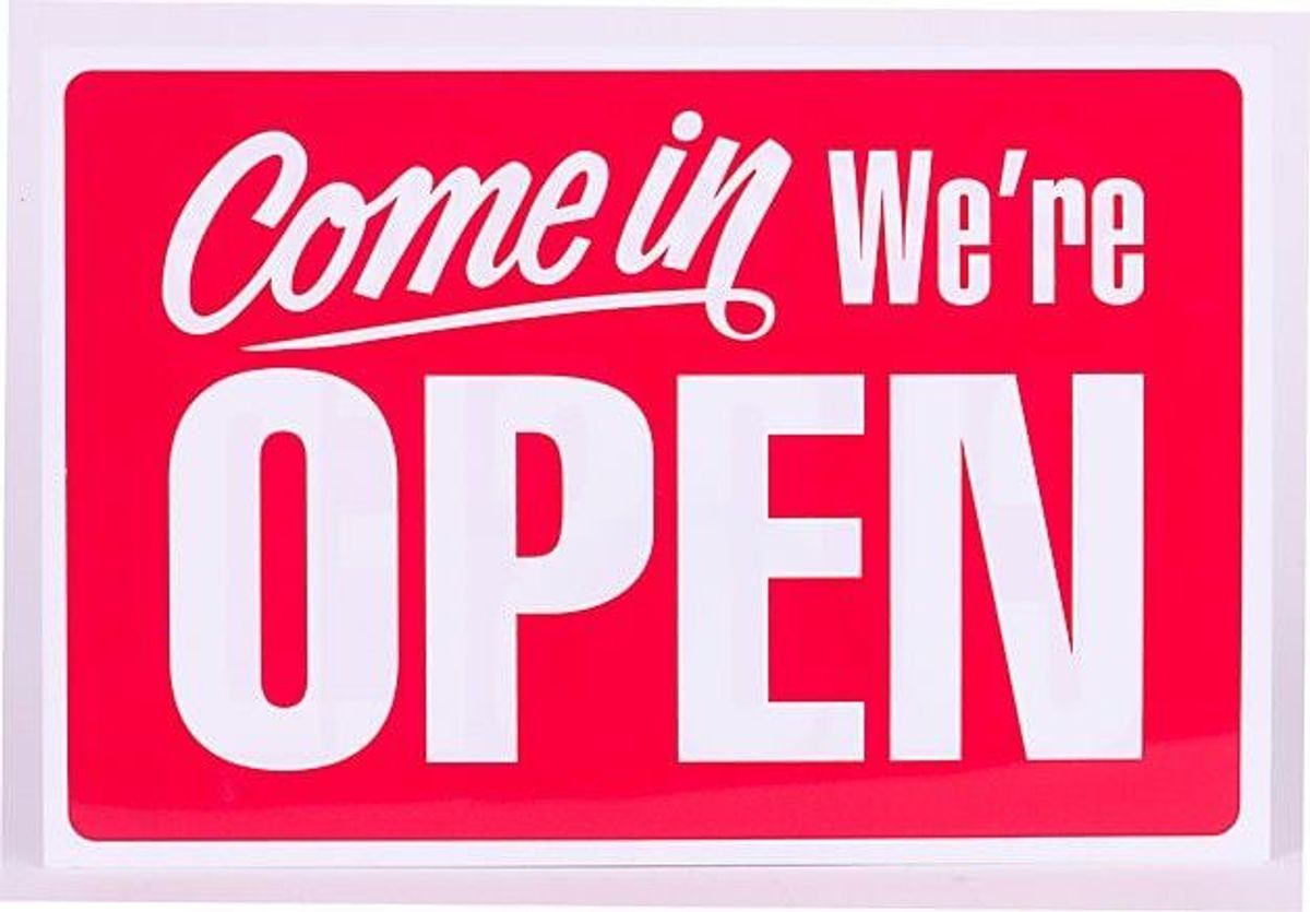 Yes... we are open!