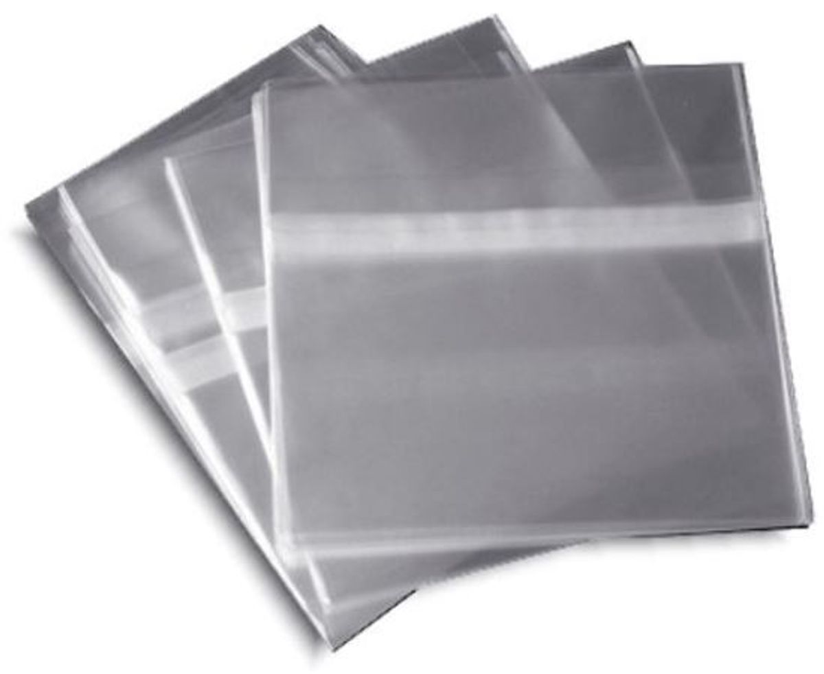 Resealable Cellophane Peel and Seal Jewel Case Outer Sleeves