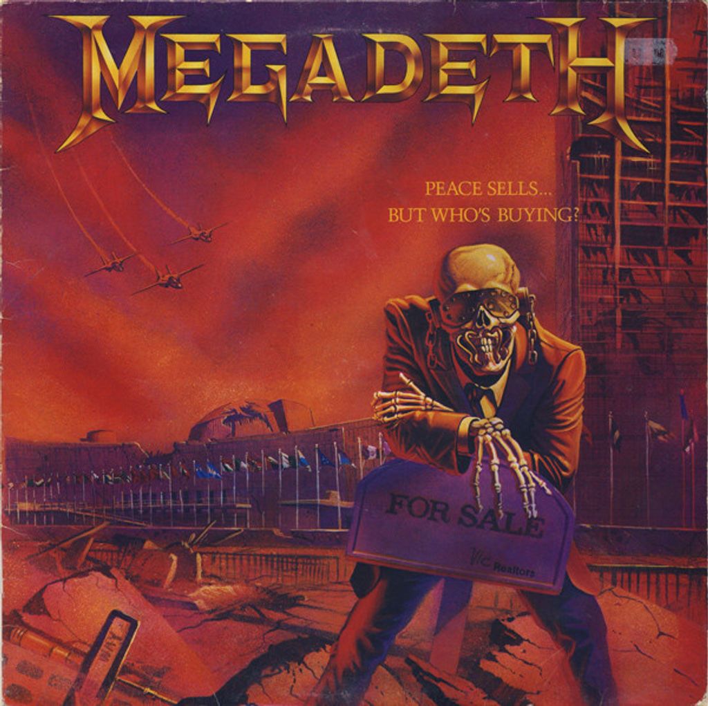 MEGADETH Peace Sells... But Who's Buying LP (1986 UK rainbow press)1
