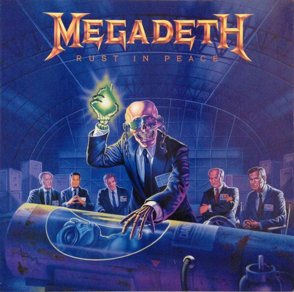 MEGADETH Rust In Peace LP (1990 European press)1