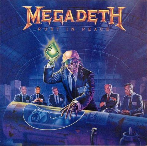MEGADETH Rust In Peace LP (1990 European press)1