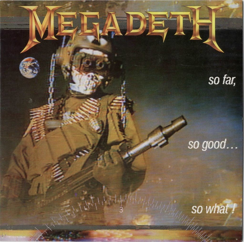 MEGADETH So Far, So Good... So What LP (1988 European press)1