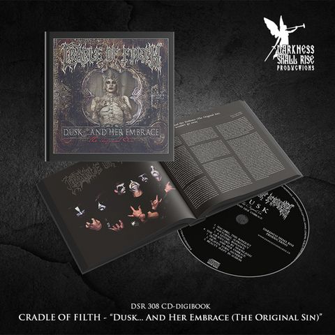 CRADLE OF FILTH Dusk... And Her Embrace - The Original Sin CD (2025 Reissue, Remastered) digibook