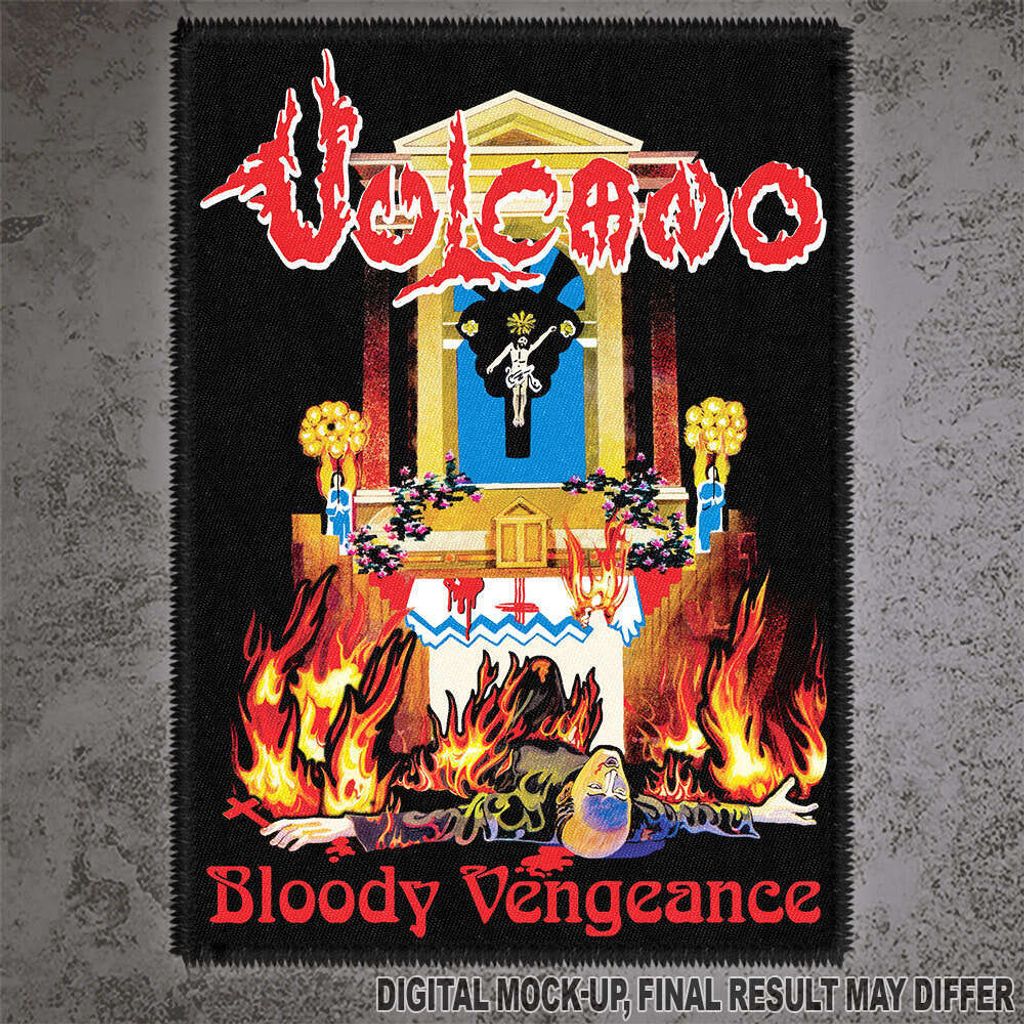 VULCANO Bloody Vengeance. Woven Patch