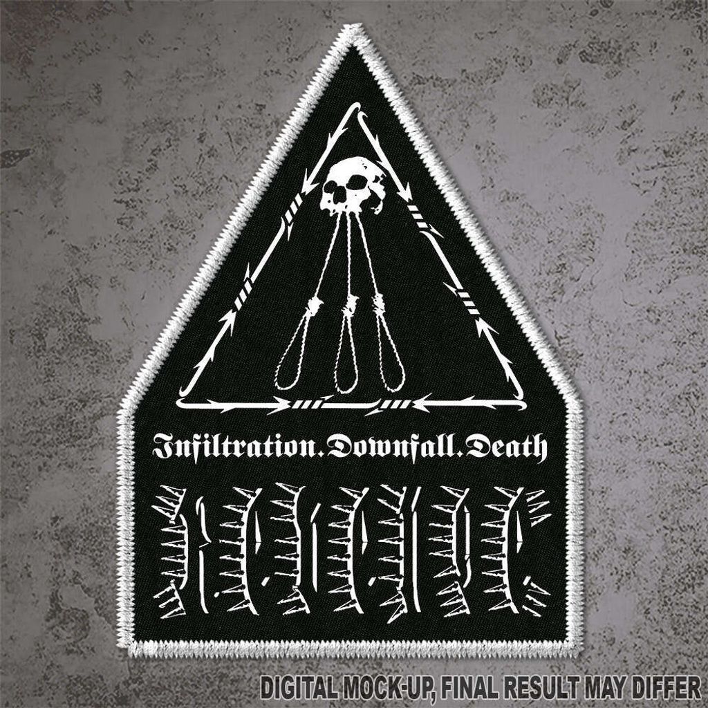REVENGE Infiltration.Downfall.Death woven patch