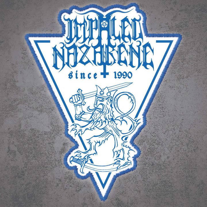 IMPALED NAZARENE 1990. Woven Patch