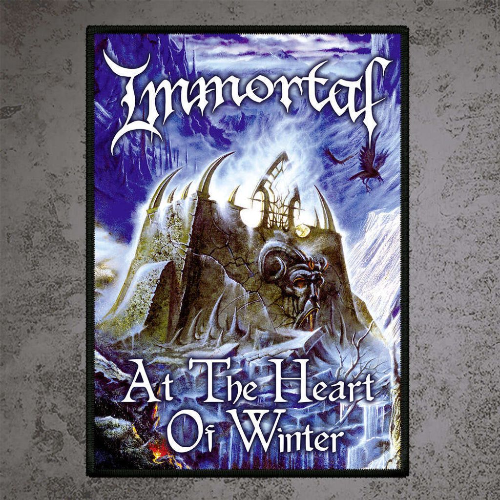 IMMORTAL At The Heart of Winter. Woven Patch
