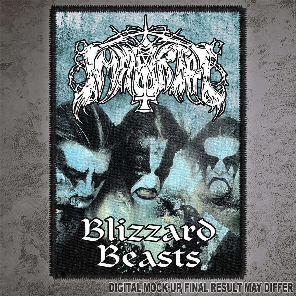 IMMORTAL Blizzard Beasts. Woven Patch