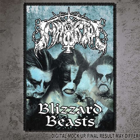IMMORTAL Blizzard Beasts. Woven Patch