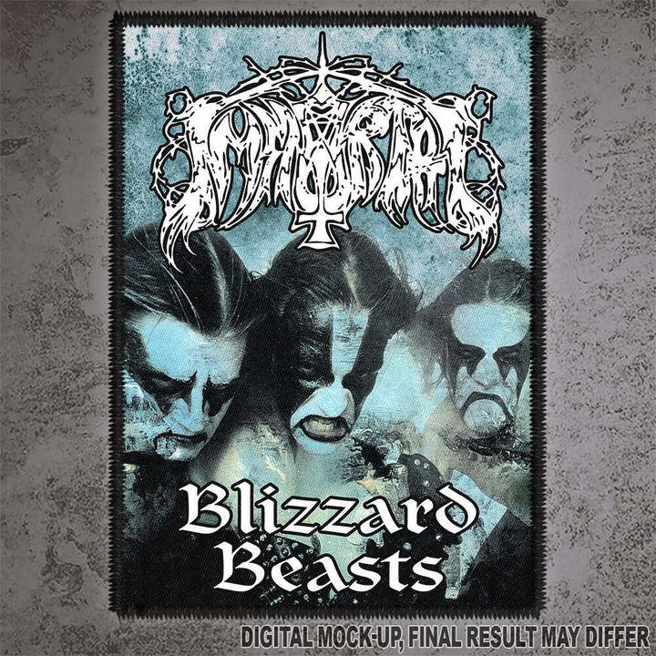IMMORTAL Blizzard Beasts. Woven Patch