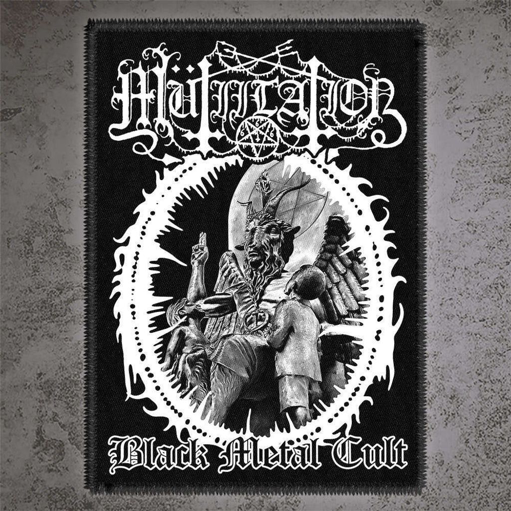 MUTIILATION Black Metal Cult. Woven Patch