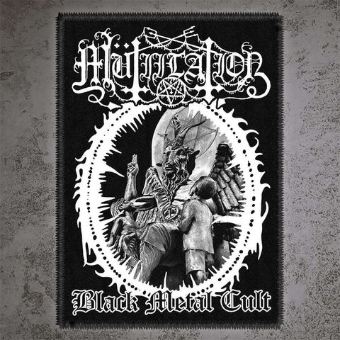MUTIILATION Black Metal Cult. Woven Patch