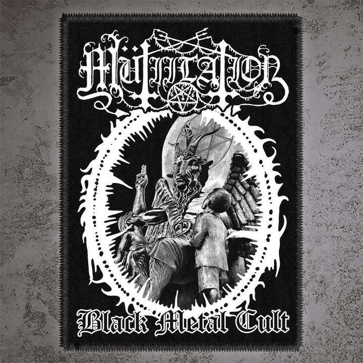 MUTIILATION Black Metal Cult. Woven Patch