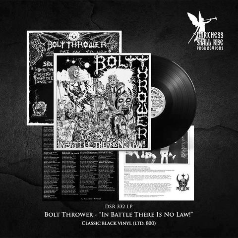 BOLT THROWER IN BATTLE THERE IS NO LAW! (black VINYL)
