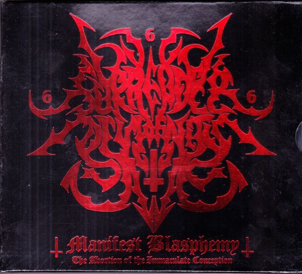 SURRENDER OF DIVINITY Manifest Blasphemy The Abortion Of The Immaculate Conception CD