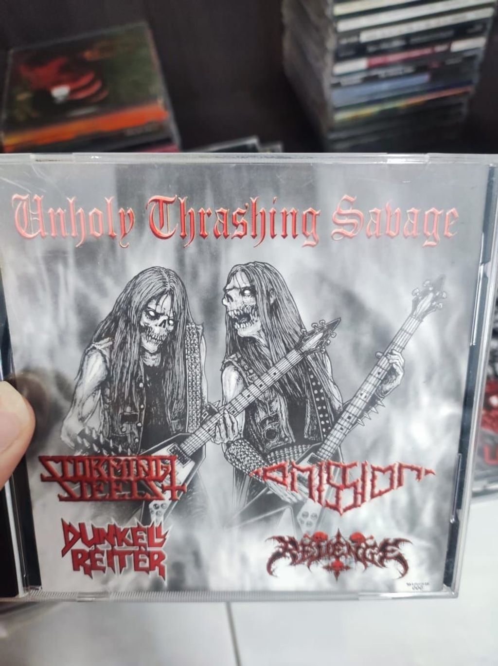 UNHOLY THRASHING SAVAGE Storming Steels Omission Dunkell Reiter Revenge CD4