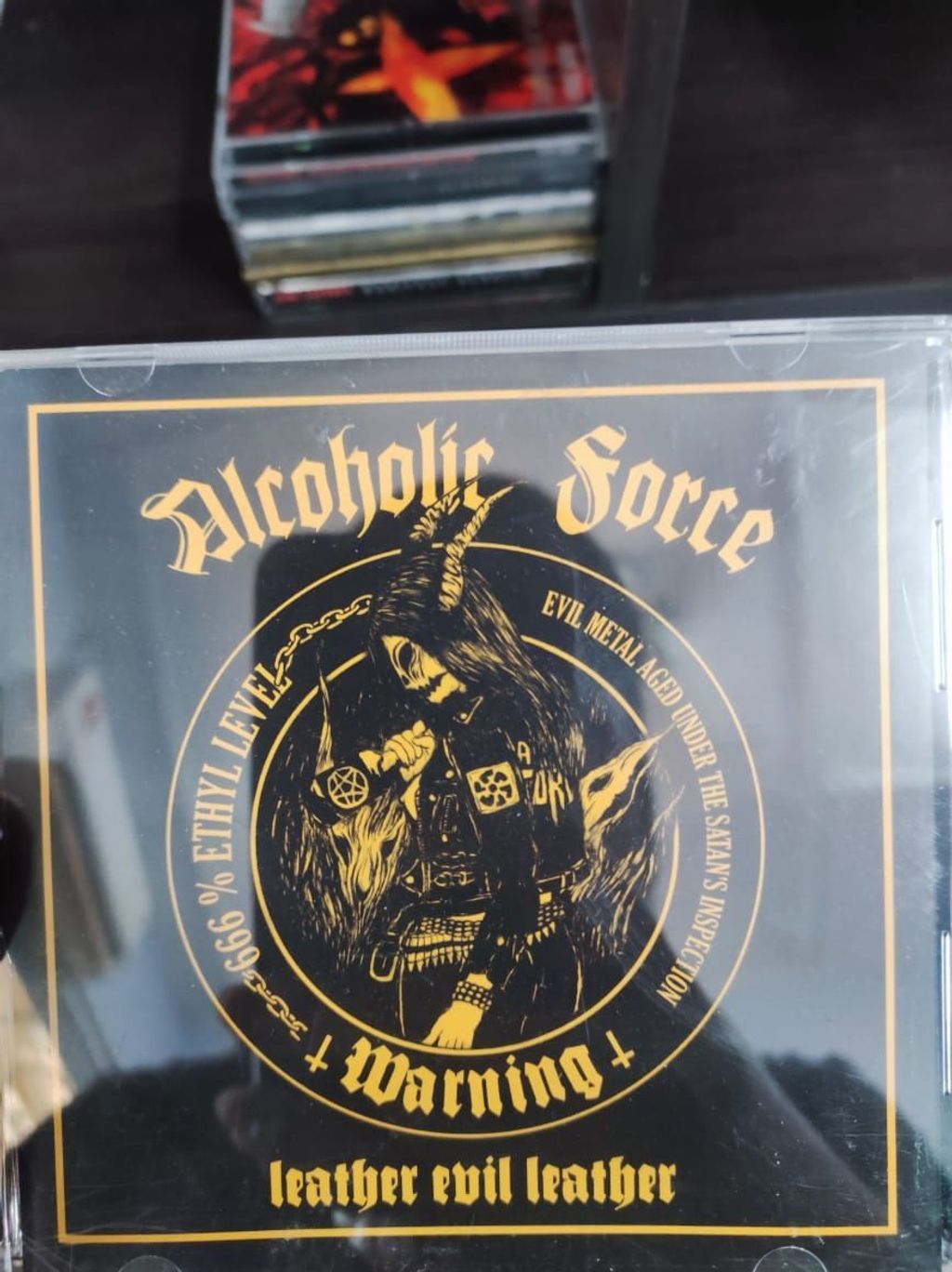 ALCOHOLIC FORCE Leather Evil Leather CD