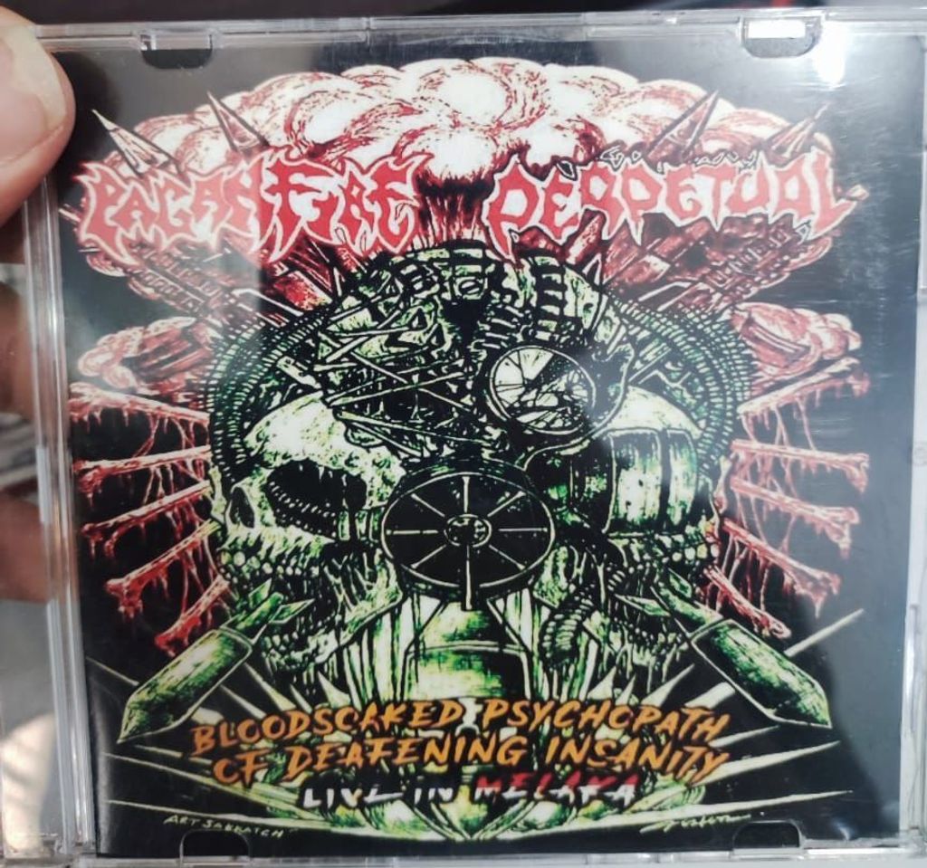 PAGANFIRE PERPETUAL Bloodsoaked Psychopath Of Deafening Insanity - Live In Melaka CD