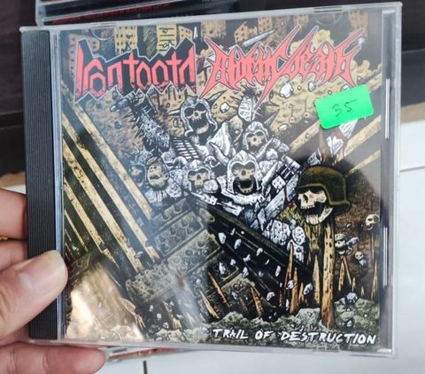 ATOMICDEATH IRON TOOTH Trail Of Destruction CD