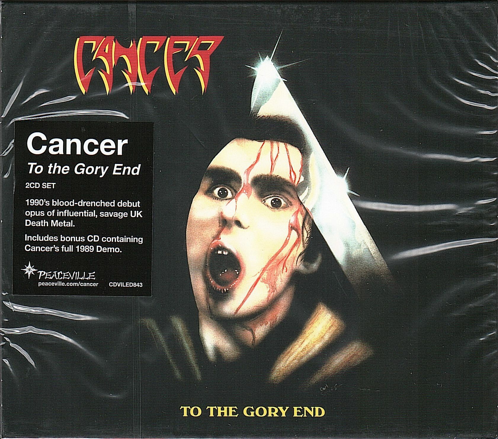 CANCER To The Gory End (Peaceville 2021 reissue with Slipcase) 2CD