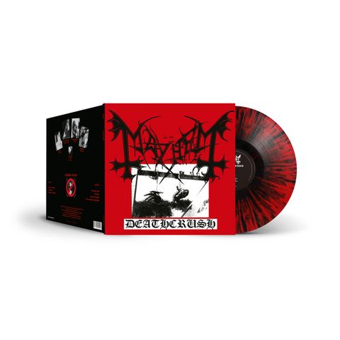 MAYHEM Deathcrush LP (GATEFOLD RED BLACK SPLATTER VINYL)