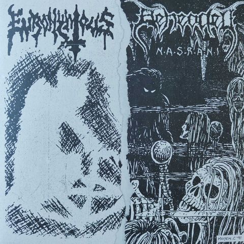 EURONYMOUS BEHEADED NASRANI Split LP + CD (Swamp Green VINYL)