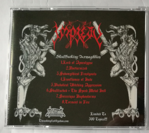 IMPIETY Skullfcking Armageddon CD – Rock At Large