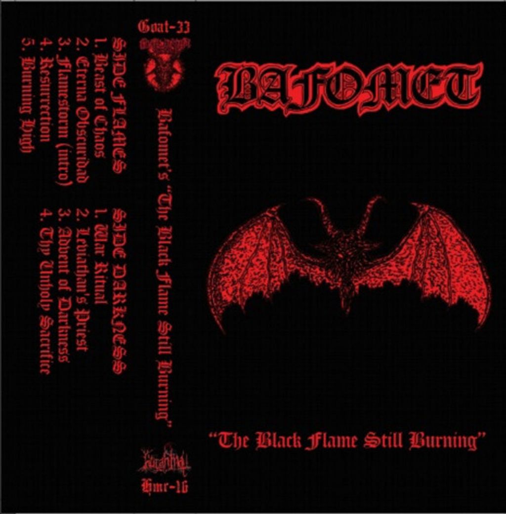 BAFOMET The Black Flame Still Burning CASSETTE TAPE