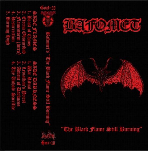 BAFOMET The Black Flame Still Burning CASSETTE TAPE