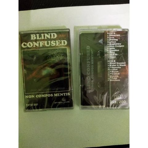 BLIND CONFUSED Non Compos Mentis CASSETTE TAPE
