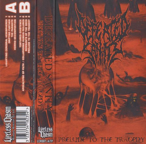 DEFEATED SANITY Prelude To The Tragedy CASSETTE TAPE (Clear Purple)