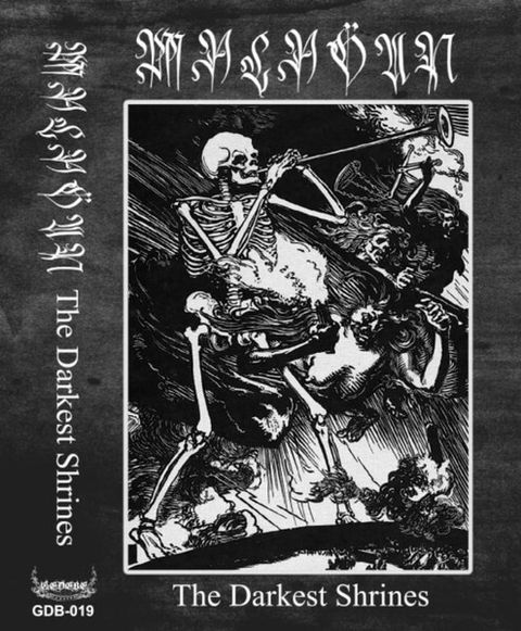 MALAOUN The Darkest Shrines CASSETTE TAPE Black Metal