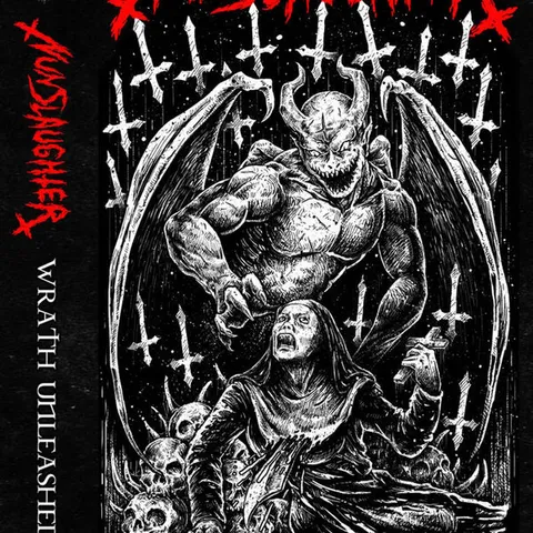 NUNSLAUGHTER Wrath Unleashed CASSETTE TAPE Heavy Metal, Death Metal