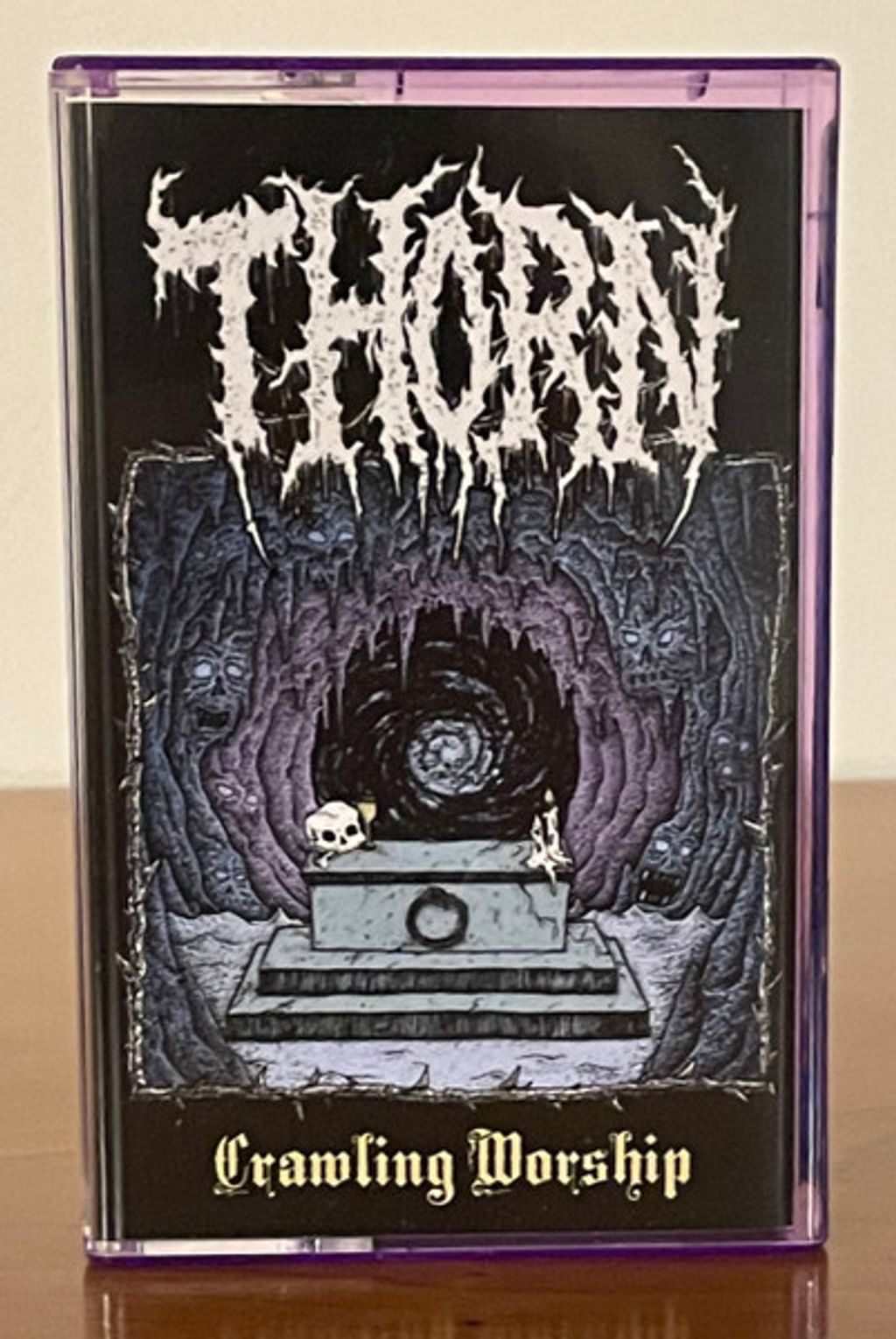 THORN Crawling Worship  CASSETTE TAPE Death Metal