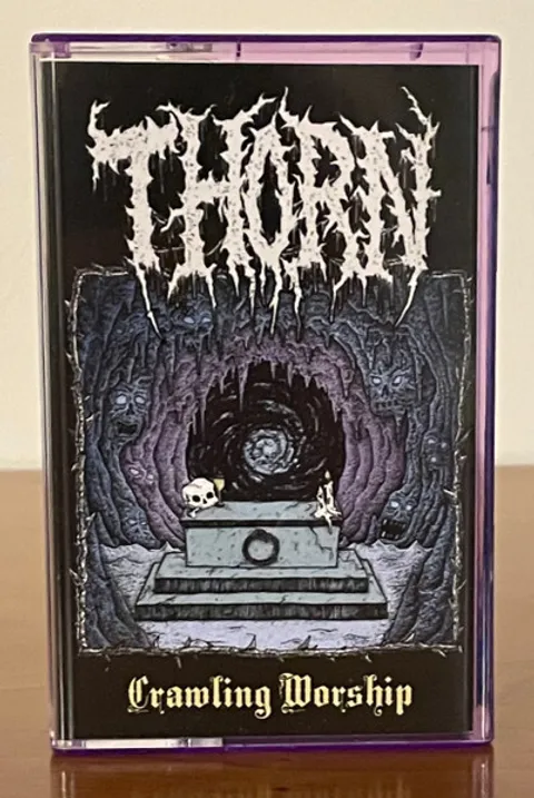 THORN Crawling Worship  CASSETTE TAPE Death Metal
