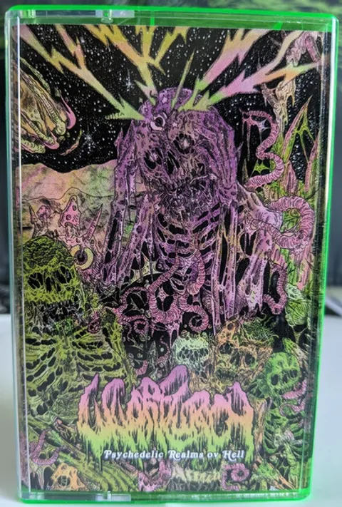 WHARFLURCH Psychedelic Realms Ov Hell CASSETTE TAPE Death Metal, Doom Metal (Green Transparent)