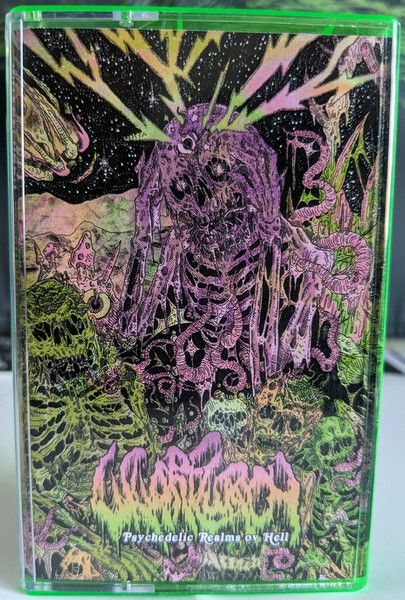 WHARFLURCH Psychedelic Realms Ov Hell CASSETTE TAPE Death Metal, Doom Metal (Green Transparent)