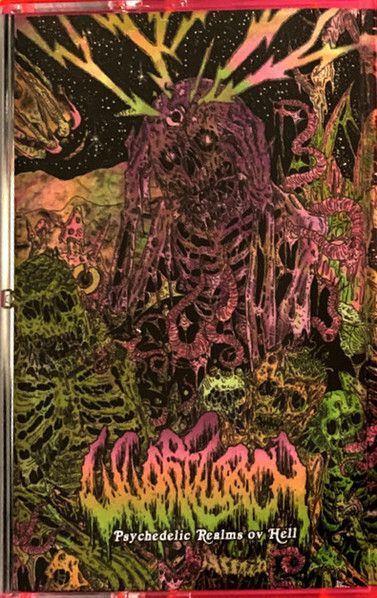 WHARFLURCH Psychedelic Realms Ov Hell CASSETTE TAPE Death Metal, Doom Metal (Pink Transpare
