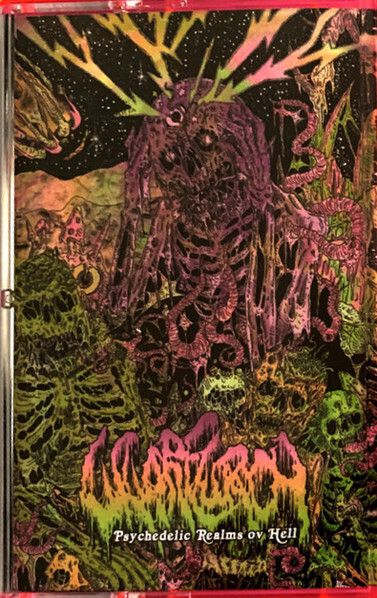 WHARFLURCH Psychedelic Realms Ov Hell CASSETTE TAPE Death Metal, Doom Metal (Pink Transpare