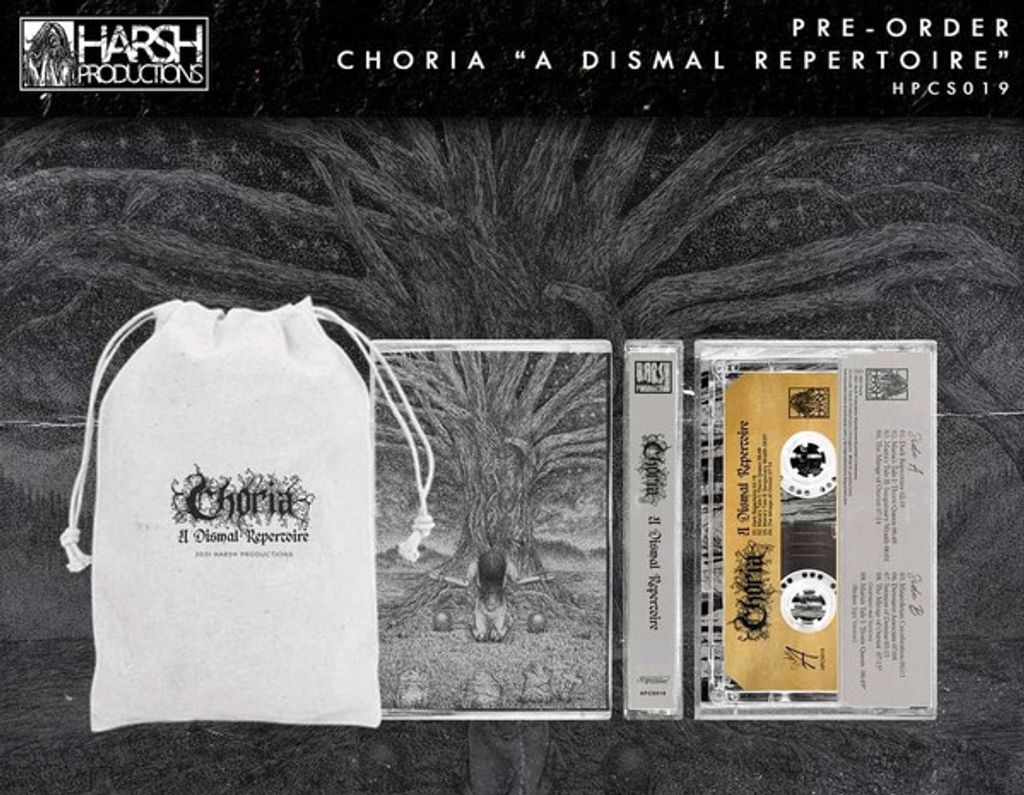 CHORIA A Dismal Repertoire CASSETTE TAPE Black Metal (with pouch)