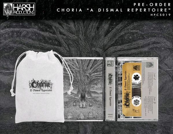 CHORIA A Dismal Repertoire CASSETTE TAPE Black Metal (with pouch)