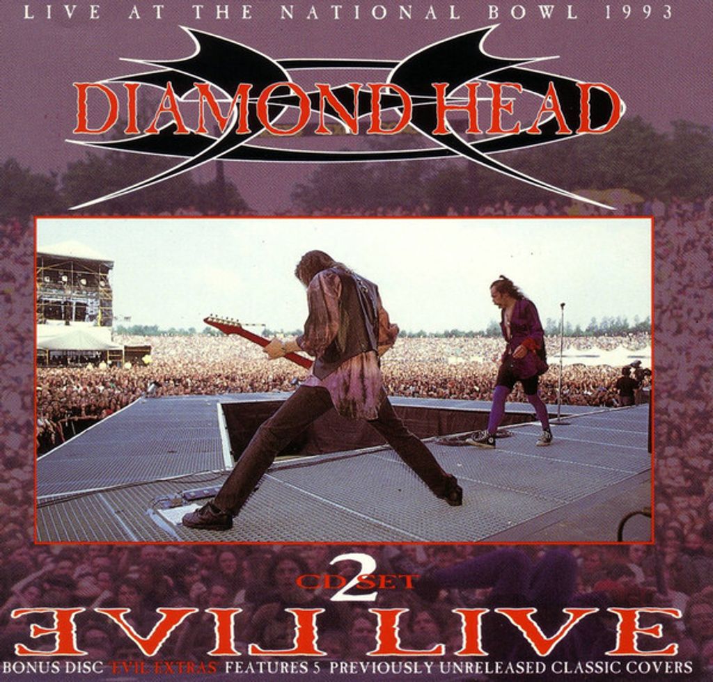 DIAMOND HEAD Evil Live 2CD fat jewel case