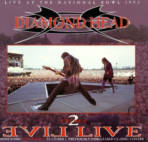 DIAMOND HEAD Evil Live 2CD fat jewel case