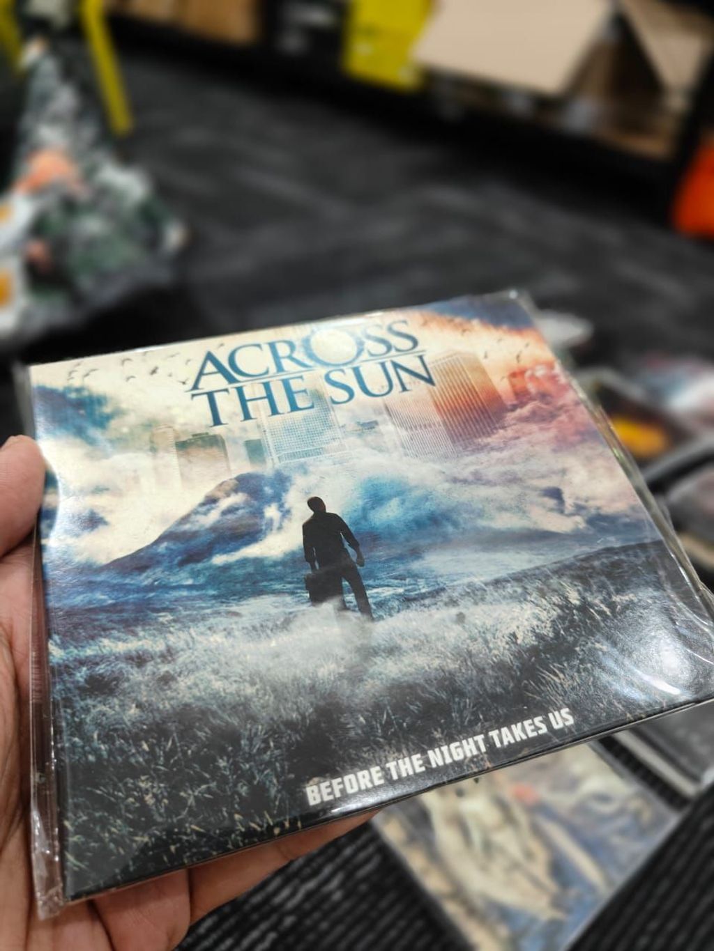 across the sun before