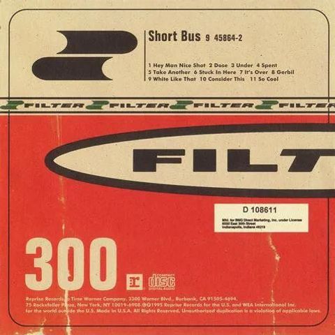 FILTER Short Bus CD